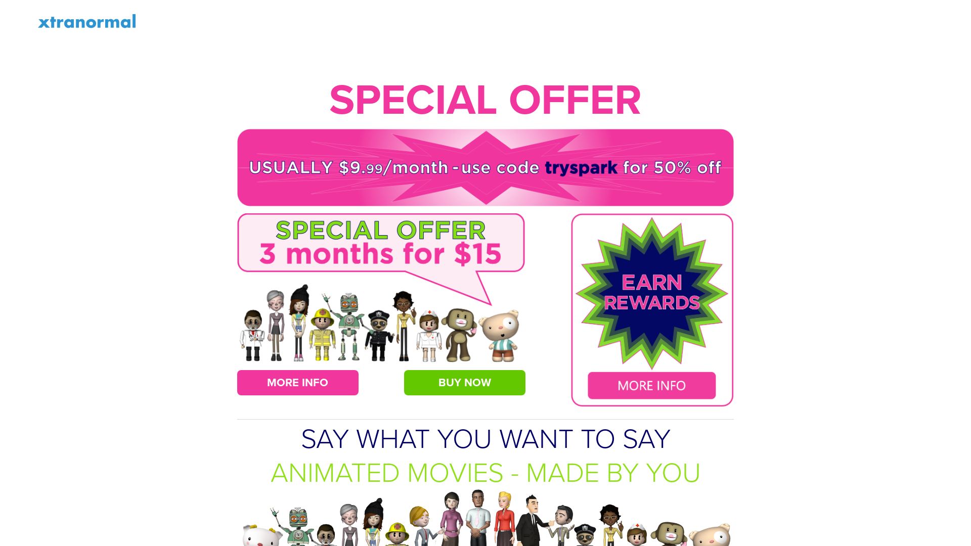 Status do site xtranormal.com está   ONLINE