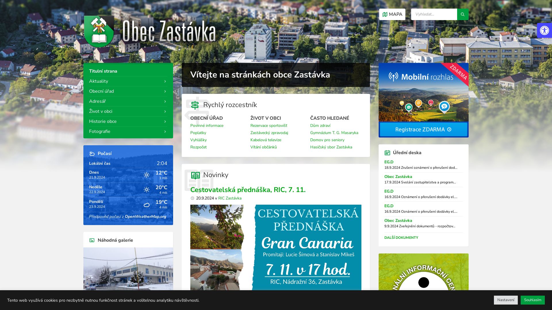 Status do site zastavka.cz está   ONLINE