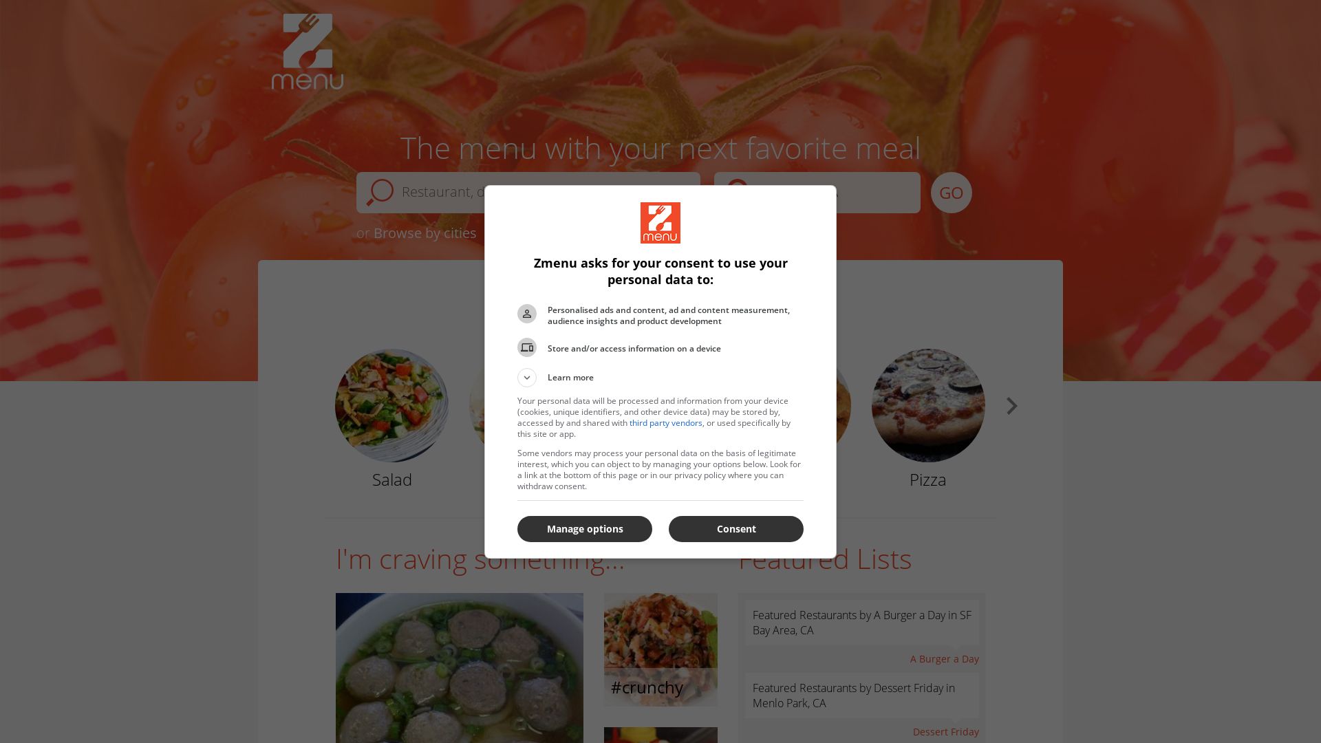 Status do site zmenu.com está   ONLINE
